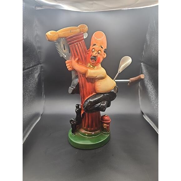 VTG MCM Ceramic Bar Keeper Mixing Caddy 1950s 4.5x4.5x11.5” - Picture 1 of 6